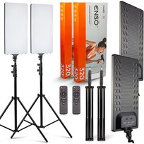 Zestaw lamp panelowych 2x 100W LED ENSÖ™ 320 na statywie