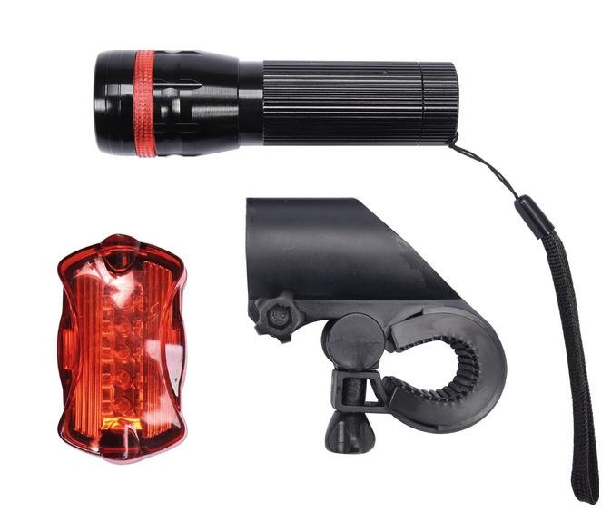 Zestaw lamp rowerowych VOREL
