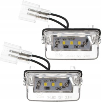 Zestaw Lampek Led Do Tablicy Rejestracyjnej, Autotune, Do Citroen Berlingo I, Berlingo Ii B9, C3 I, C3 Picasso, C3 Ii, C4 I, C4 Picasso, C5 I, C5 Ii, Ds4, Jumpy Iv, Saxo, Spacetourer, Xsara I, Xsara  - Co2