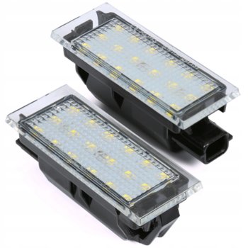 Zestaw Lampek Led Do Tablicy Rejestracyjnej, Autotune, Do Renault Clio Iii, Master Ii, Megane Ii Fl, Megane Iii Laguna Ii Fl Laguna Iii Twingo Ii - Co2