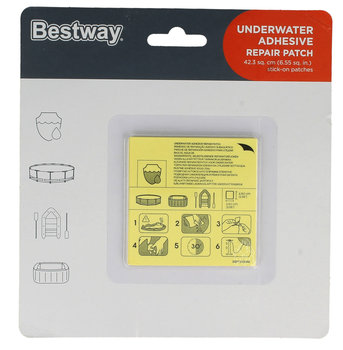 ZESTAW ŁATEK NAPRAWCZYCH wodoodporne BESTWAY 62091 D121 - elektrostator