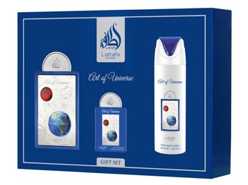 ZESTAW LATTAFA ART OF UNIVERSE 100ML+20ML WODA PERFUMOWANA SPRAY 200ML - Lattafa