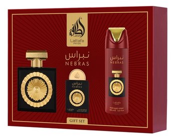 ZESTAW LATTAFA NEBRAS 100ML+20ML WODA PERFUMOWANA SPRAY 200ML - Lattafa