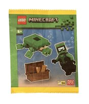 Zestaw LEGO Minecraft - Diver with Treasure Chest and Turtle #662505 (polybag, klocki, foilpack) LEGO