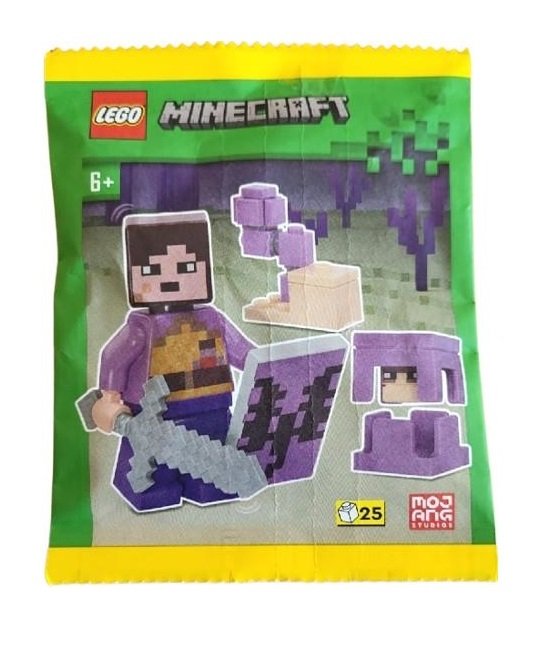 Zestaw LEGO Minecraft – End Warrior with Shulker and Chorus Plant #662413 (polybag, klocki, foilpack)