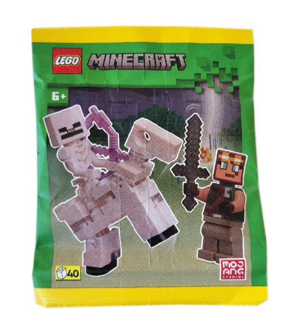 Zestaw LEGO Minecraft - Hero with Skeleton Horseman #662509 (polybag, klocki, foilpack)