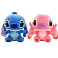 Zestaw  Lilo I Stich Niebieski Maskotka Przytulanka Pluszak Zabawka Miś 25Cm