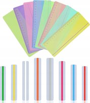 ZESTAW LINIJEK DO CZYTANIA DYSLEKSJA 16 KOLORÓW ZAKŁADKI EDUKACYJNE