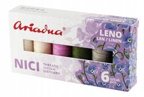 Zestaw lnianych nici do szycia Ariadna Leno Earth Ariadna