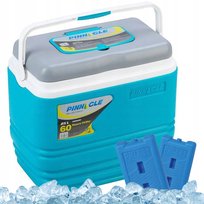 Zestaw lodówka turystyczna Pinnacle TPX7006 25L niebieska + 2 wkłady 1 l