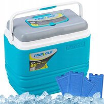 Zestaw lodówka turystyczna Pinnacle TPX7006 25L niebieska + 4 wkłady 0,5 l