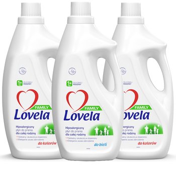 Zestaw LOVELA Family Hipoalergiczny Płyn do prania MIX 1,85l x3 - Lovela