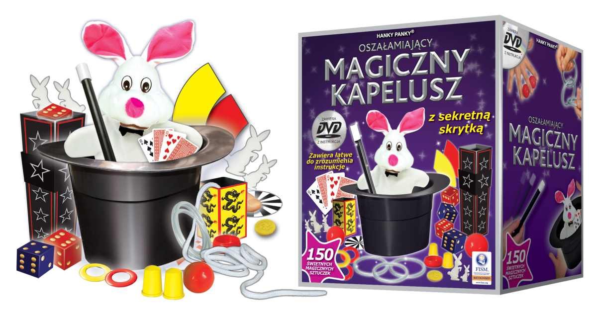 Zestaw Magiczny kapelusz z króliczkiem