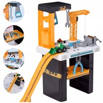 Zestaw Majsterkowicza Konstrukcyjny Warsztat Z Dźwigiem I Narzędziami 54 El