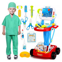 Zestaw Małego Lekarza Doktora Wózek Ekg + Przybory Y54N