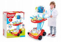 Zestaw Małego Lekarza WÓZEK EKG DOKTOR Akcesoria MATADI