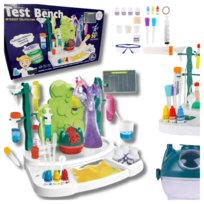Zestaw Mały Chemik 30 + Eksperymentów Duże Laboratorium Naukowe Dla Dzieci