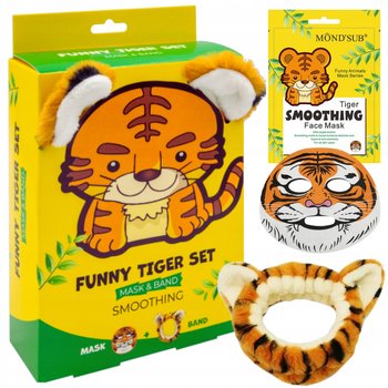 Zestaw maseczka do twarzy + opaska kosmetyczna tiger set maska Mond'Sub - Mond'Sub
