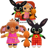 Zestaw Maskotek Królik Bing Słonica Sula i Flop pluszaki 22cm Inna marka