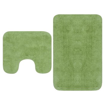 Zestaw mat łazienkowych, zielony, 100% bawełna, 63 - Zakito Europe