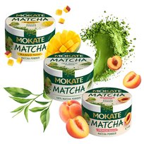 Zestaw Matcha MOKATE – Pure, Brzoskwinia & Mango