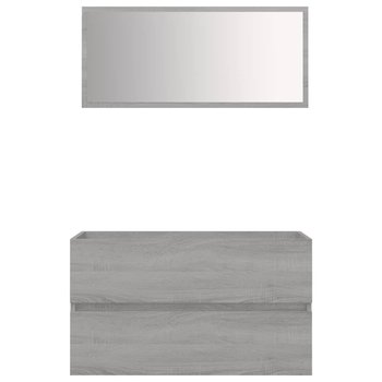 Zestaw mebli łazienkowych Sonoma Grey - 80x38,5x45 - Zakito Europe