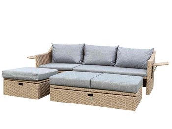Zestaw mebli ogrodowych MALTA (sofa+stolik) - Novoterm