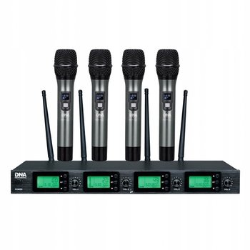 Zestaw Mikrofonów Bezprzewodowych - 4 Sztuki - DNA RV-4 - DNA