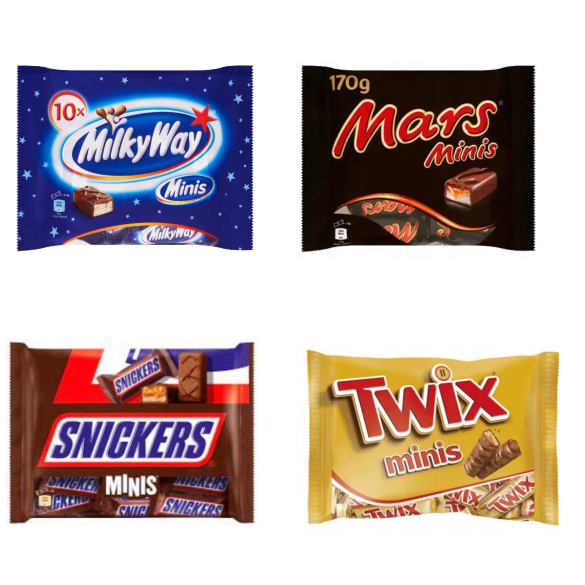 Zestaw Mini Batoników Mars Milky Way Snickers Twix - Inna Marka | Sklep ...