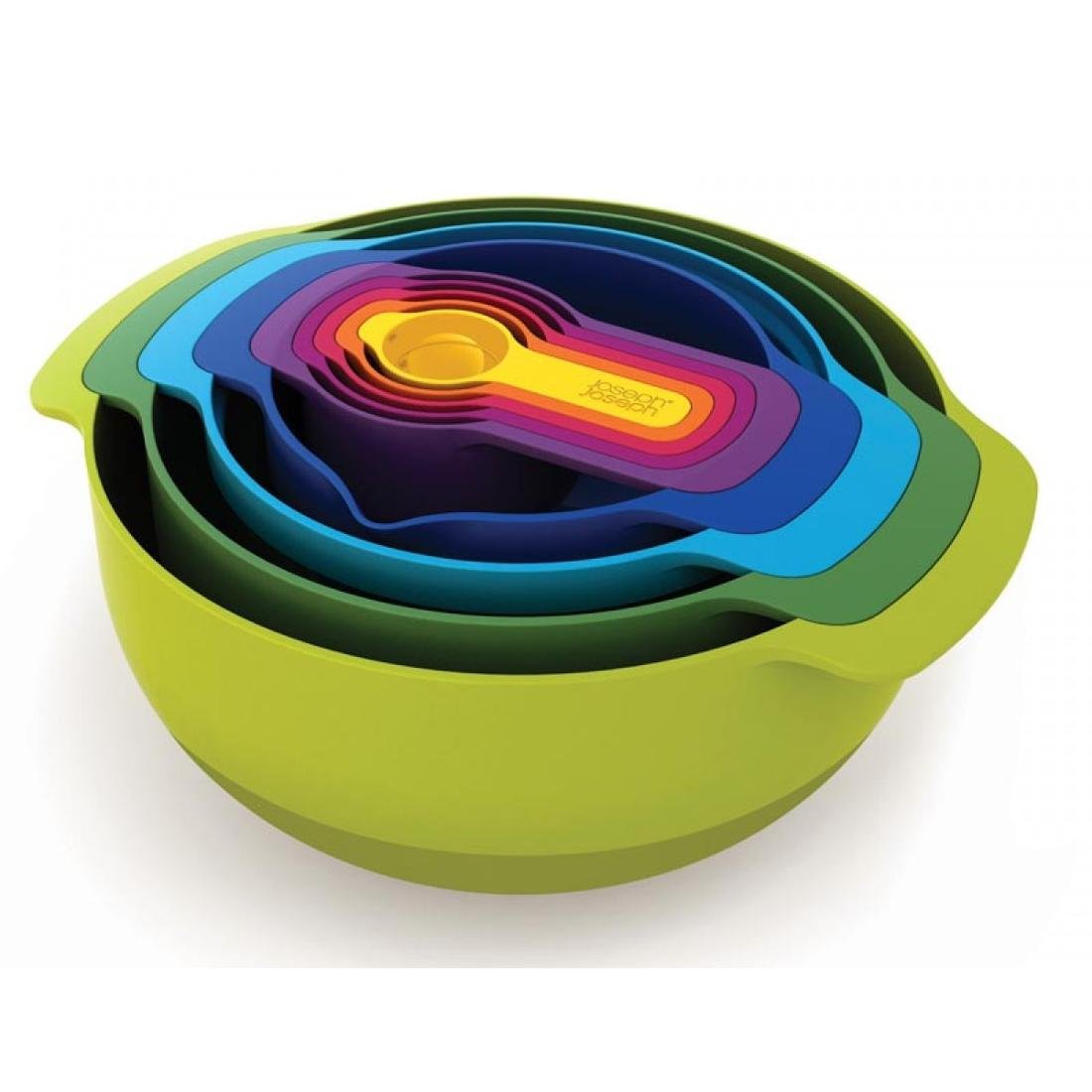 Zestaw misek i miarek kuchennych Nest 9 Plus JOSEPH JOSEPH, 32x27x14,5 cm