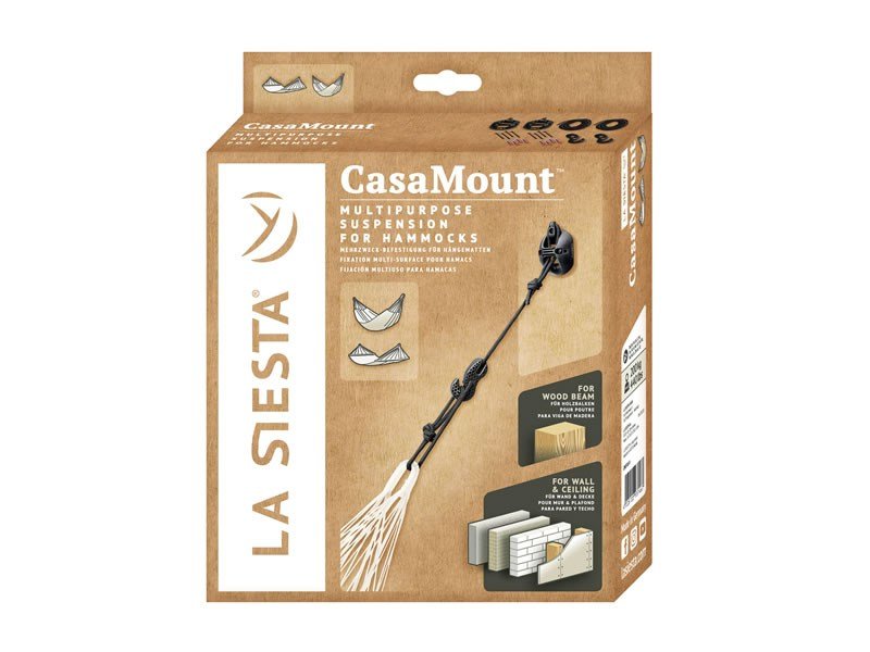 Zestaw mocujący do hamaka LA SIESTA Casa Mount Black, czarny