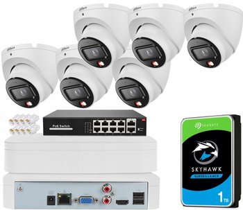 Zestaw Monitoringu 6 Kamer Ipc-Hdw1639T-A-Il 6Mpx Dual Light Zewnętrzny - Dahua