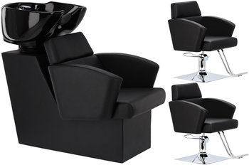 Zestaw myjnia fryzjerska fotel fryzjerski armatura - ENZO