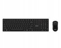 Zestaw mysz i klawiatura bezprzewodowa MSI Forge K210 Combo Czarna Inna marka