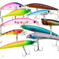 Zestaw na spinning Wobler 10 sztuk Okoń Szczupak przynęty Miracle Fish