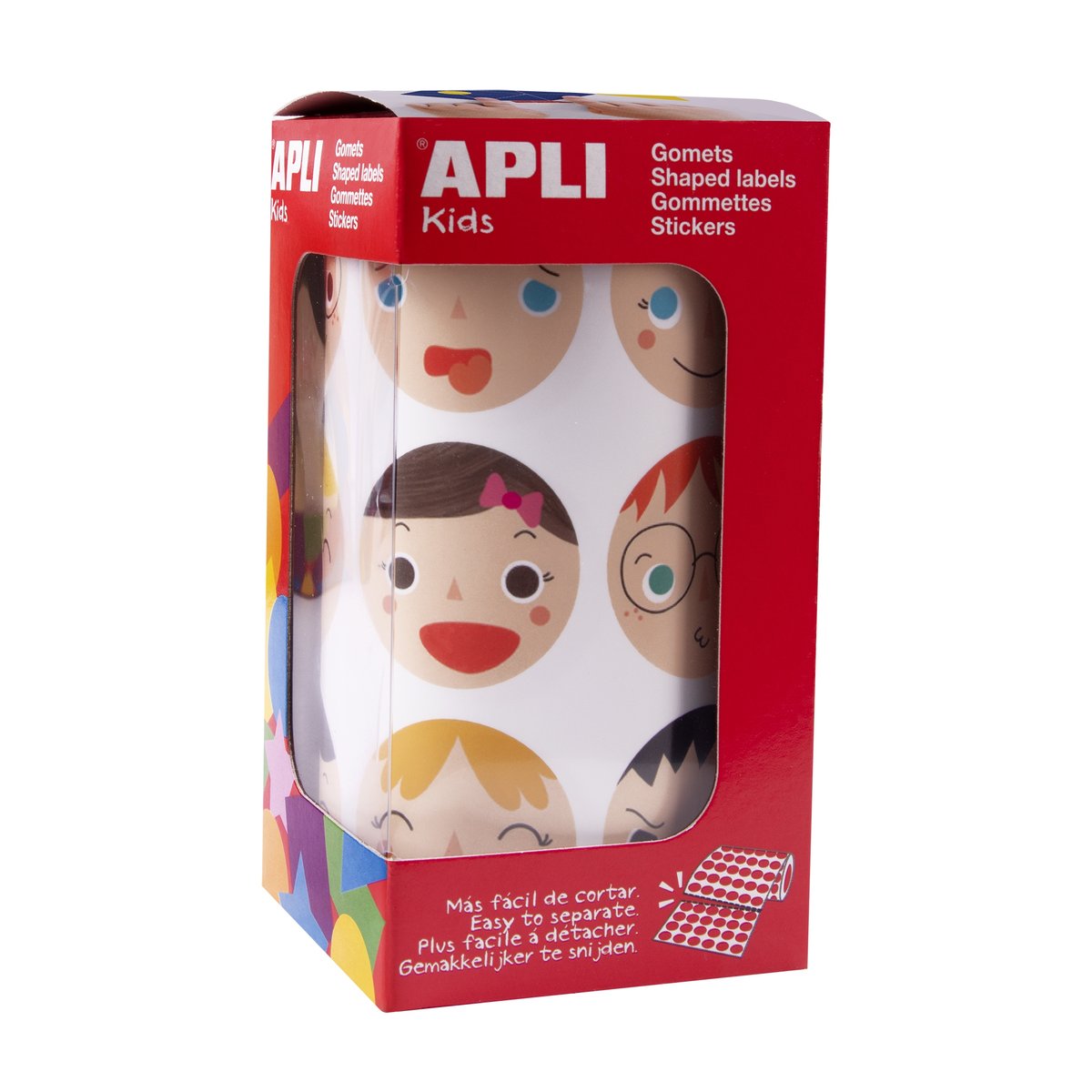 Zestaw naklejek w rolce Apli Kids - Emocje-Zdjęcie-0