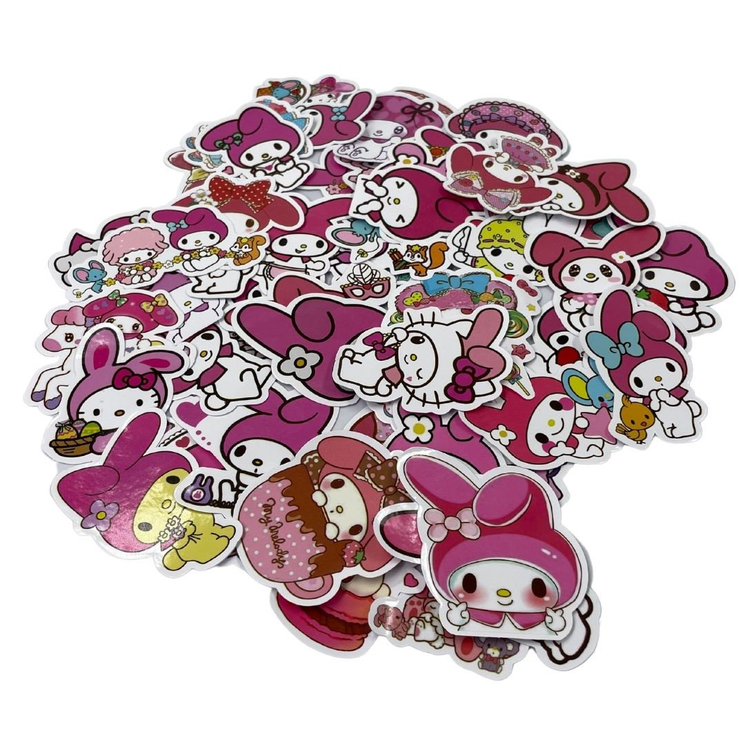 Zestaw Naklejek Wlepki StickerBomb My Melody Hello Kitty N303 - Inna ...