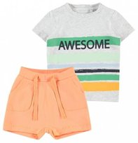 Zestaw Name It Hesiom koszulka dziecięca i spodenki