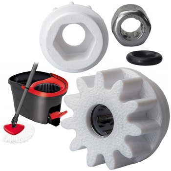 Zestaw naprawczy VILEDA mop - łożysko tuleja oring akcesoria do mopa wymiana części naprawa sprzętu czyszczącego - Nelips