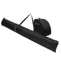 Zestaw narciarski Meteor Norse czarny, torba na buty + pokrowiec na narty (długość 197 cm)