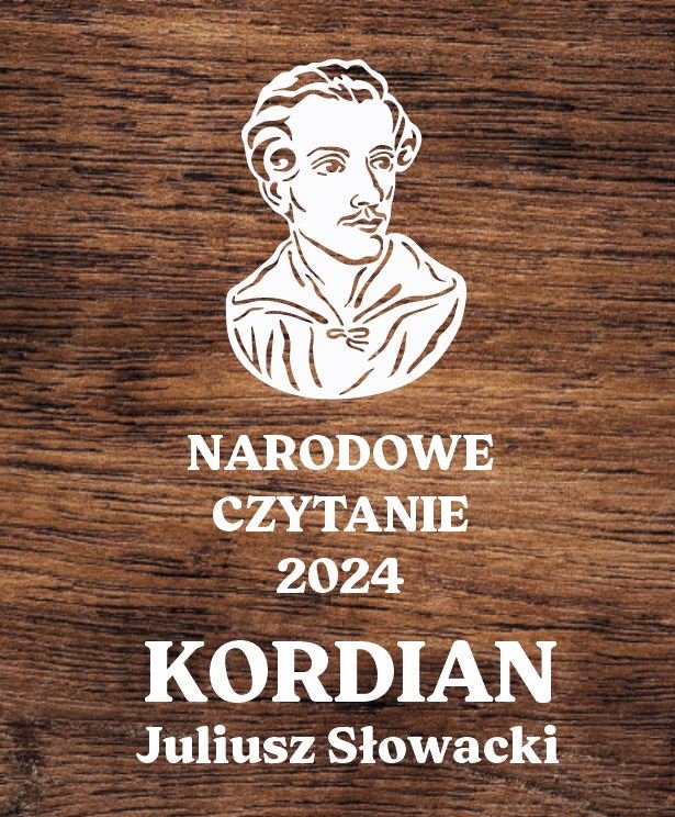 ZESTAW: NARODOWE CZYTANIE 2024 - KORDIAN- WYCINANKA Z KARTONU XXL ...