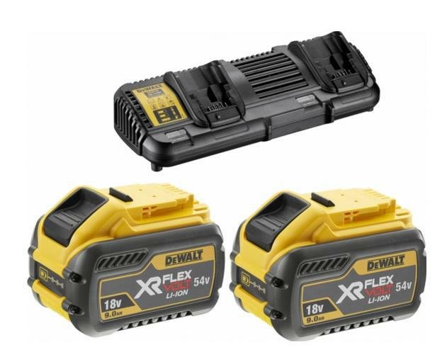 Zestaw narzędzi DEWALT FlexVolt, 2x9,0ah