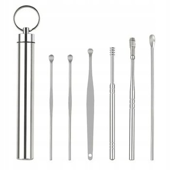 Zestaw narzędzi do usuwania woskowiny z uszu | 6 sztuk - Inny producent