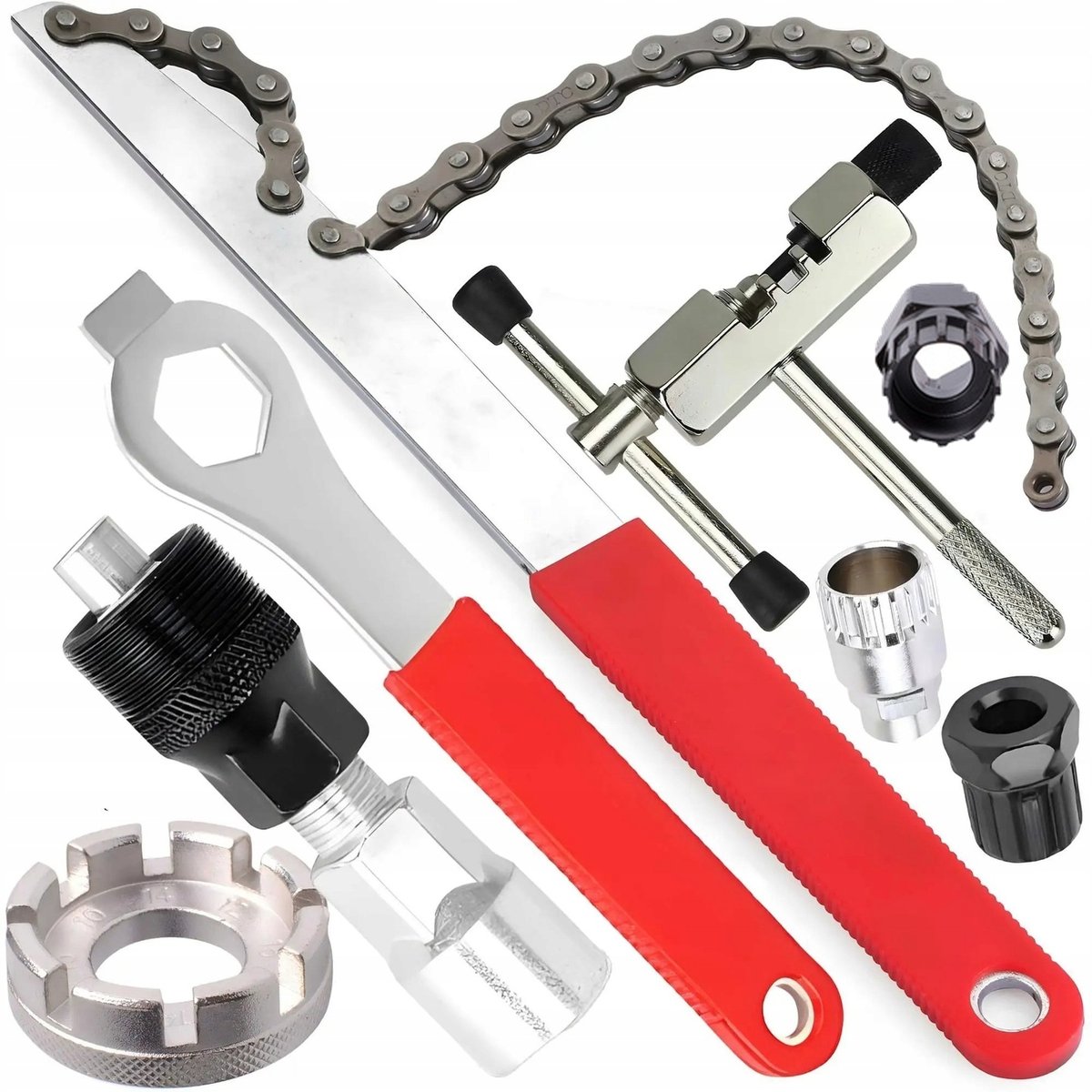 Zestaw narzędzi roweru korby klucz łańcucha suportu wolnobiegu kasety ...