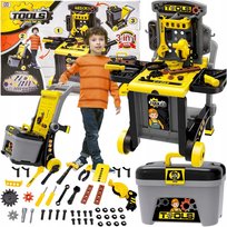 Zestaw Narzędzi Warsztatowych Kufer Taczka Warsztat Wózek Walizka Prezent