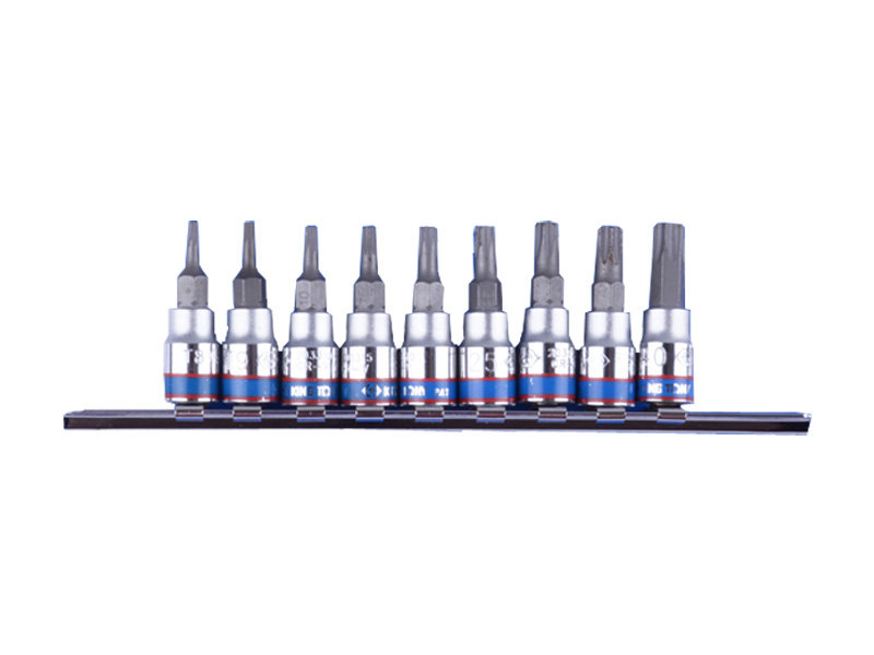 Zestaw nasadek 1/4' KING TONY 2109PR, 9 szt
