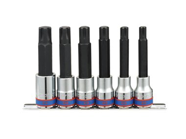 Zestaw nasadek KING TONY 4116PR, 1/2'', M9-M16