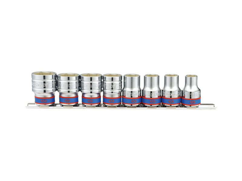 Zestaw nasadek KING TONY 4510MR, 1/2'', 6-kątne, 10-22 mm