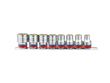 Zestaw nasadek KING TONY 4510SR, 1/2', 6-kątne, 3/8''-7/8''