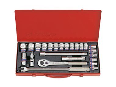 Zestaw nasadek KING TONY 4532MR, 1/2'', 6-kątne, 10-32 mm